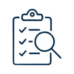Clipboard with Magnifying Glass