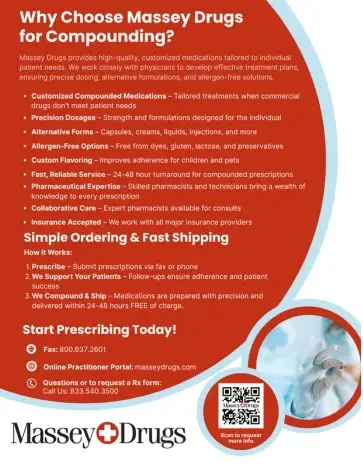 Why Compound with Massey Drugs Flyer Image